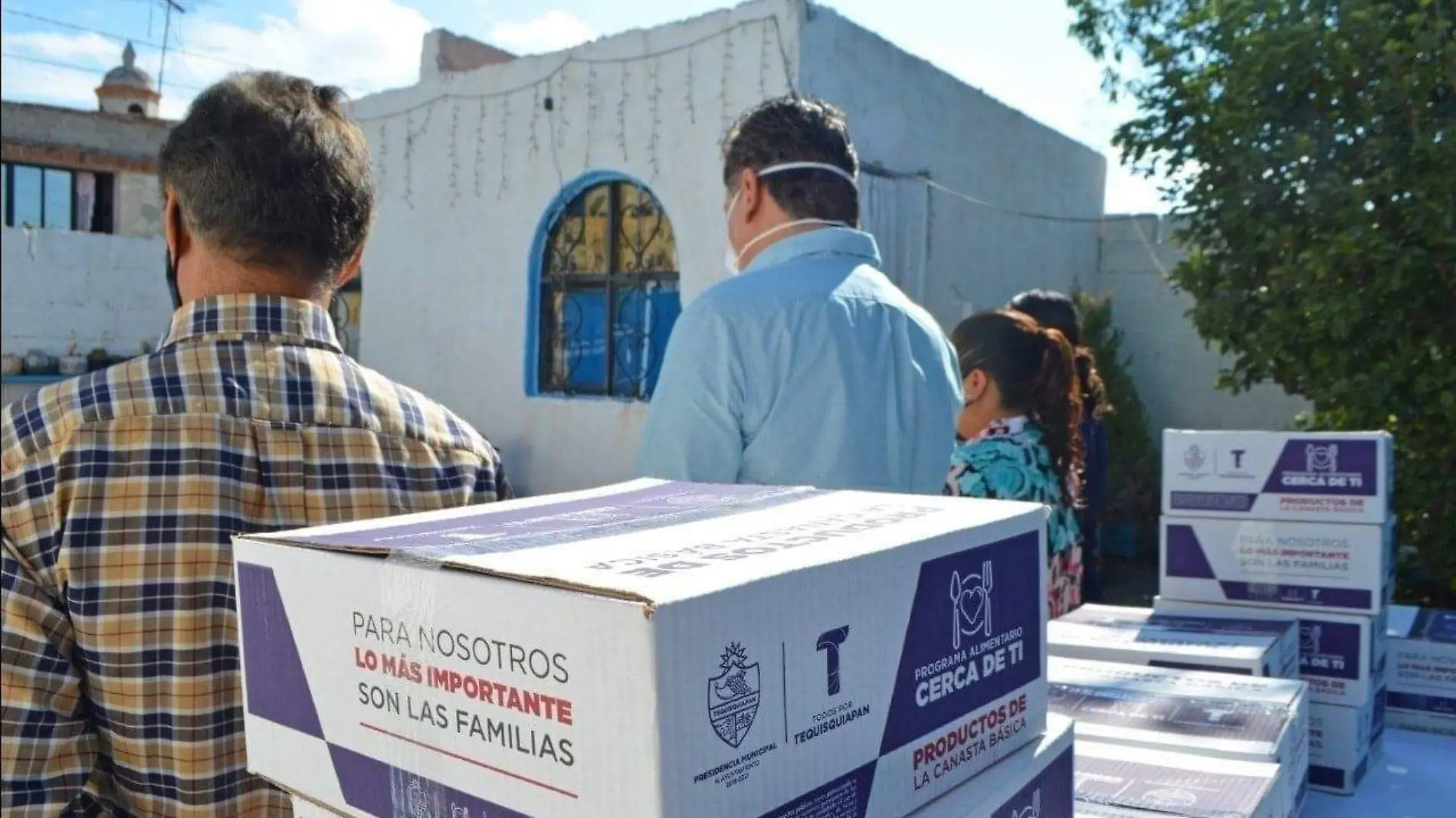 Gobierno municipal de Tequisquiapan entreg_ la totalidad de las despensas alimentarias